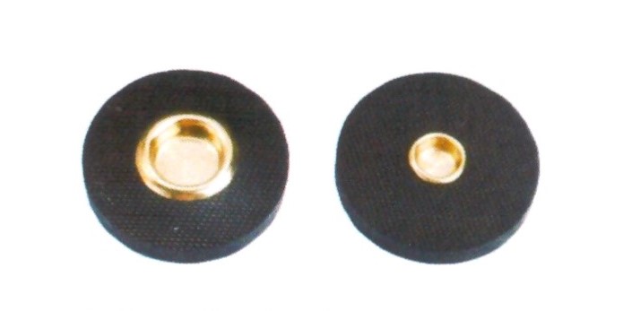 ENDPIN STOP RUBBER REST WITH METAL INSERT GOLD PLATED